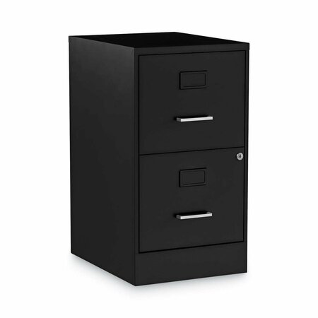 FINE-LINE Letter Size 2 Drawers Soho Vertical File Cabinet, Black FI3194243